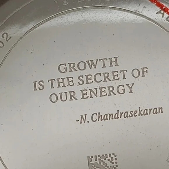 Titan TCS50 DJ898 Date Analog Brown Leather Band Energy India Corporate new bat